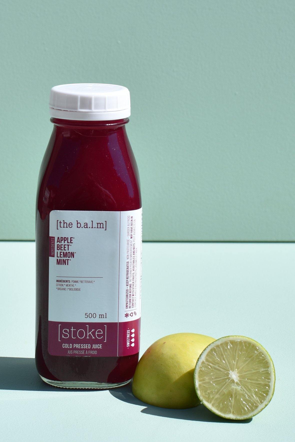 [ the b.a.l.m ] cold pressed juice with beet