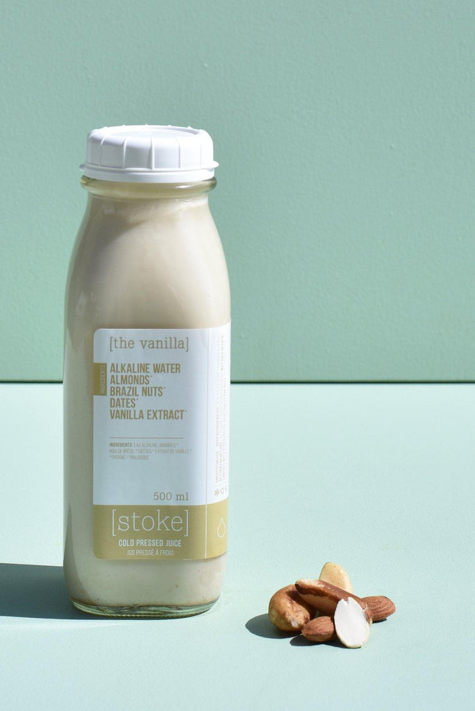 [ the vanilla ] cold pressed juice - nut milk - with brazil nuts and dates